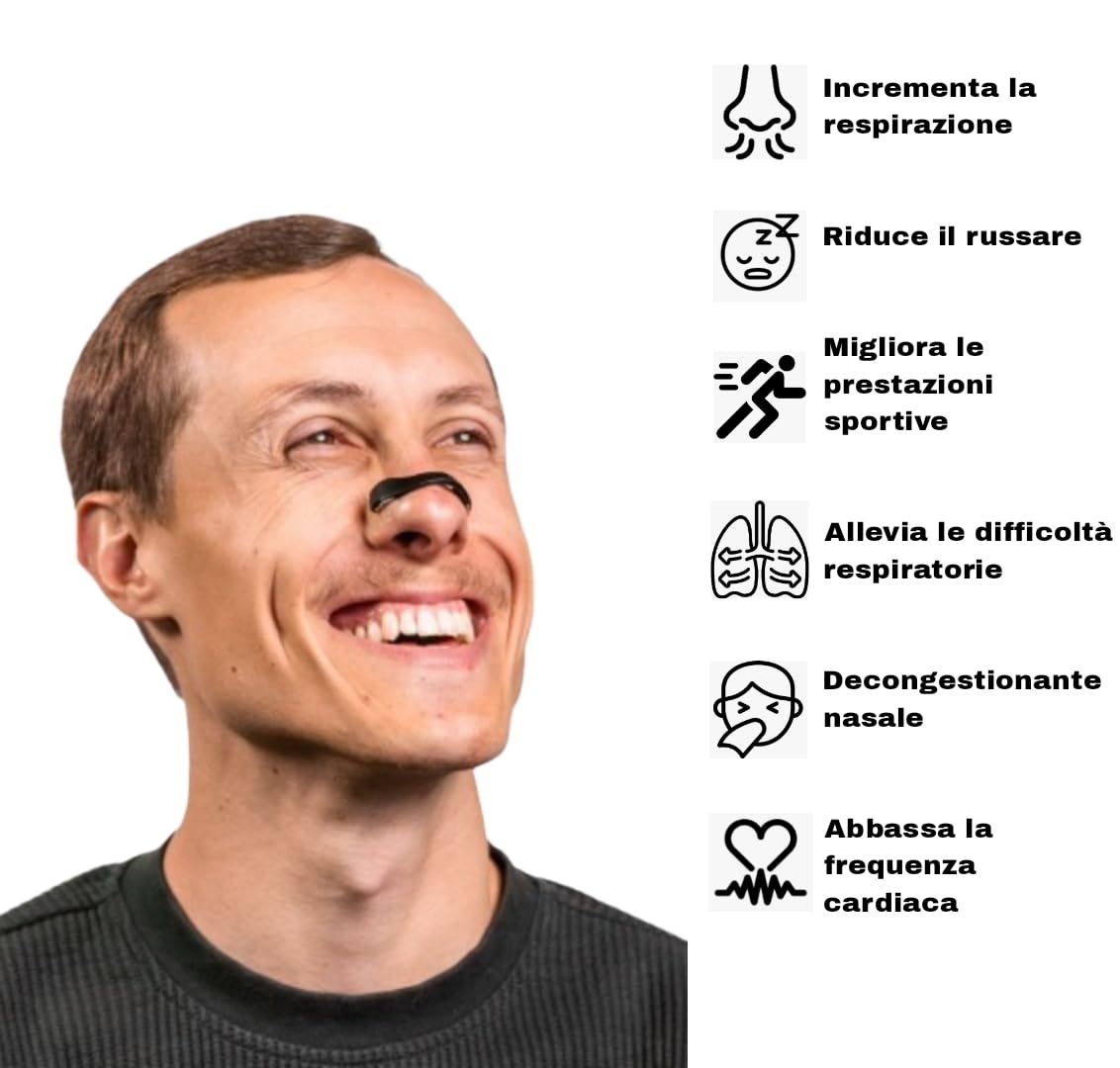 EASY BREATH - strisce nasali magnetiche - EasyBreath